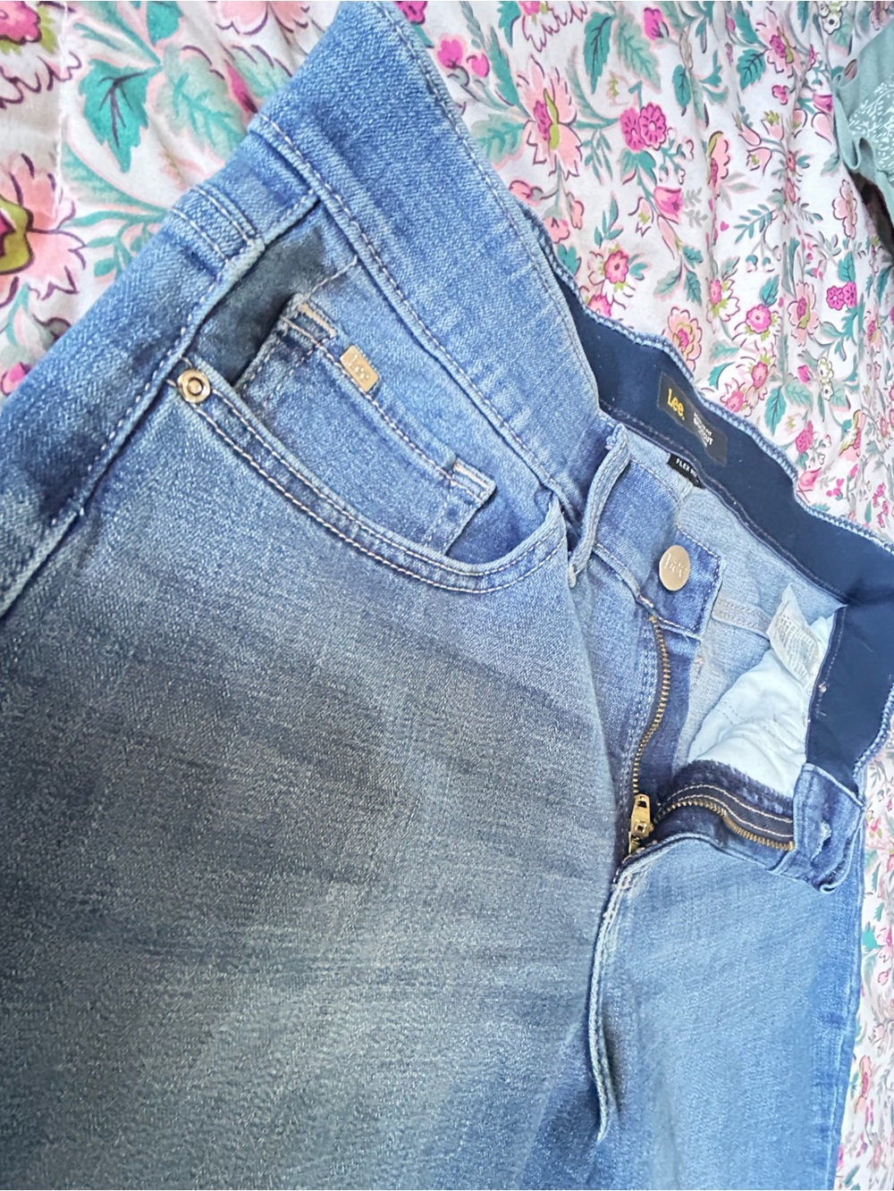 Lee Women's Light Blue Flare Jeans - Picture 5 of 8